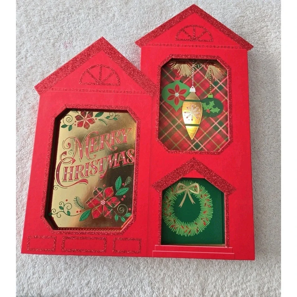 Hallmark Handmade Christmas Cards (24 cards 24 Envelopes & Self-Sealing